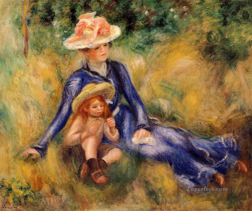 yvonne and jean Pierre Auguste Renoir Oil Paintings